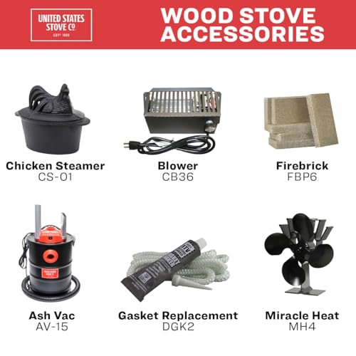 Wood Burning Stove for Spaces up to 750 Sq Ft