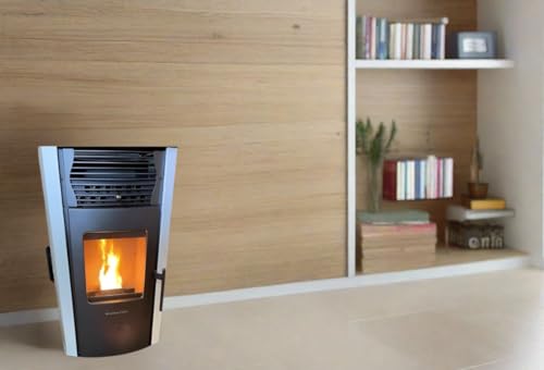 Compact Pellet Stove with 47 lb Hopper Capacity