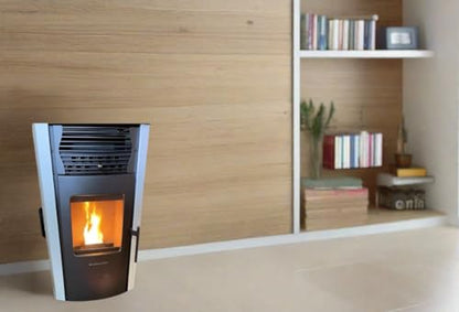 Compact Pellet Stove with 47 lb Hopper Capacity