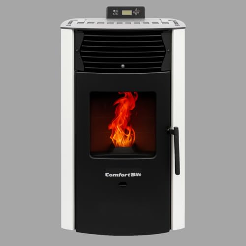 Compact Pellet Stove with 47 lb Hopper Capacity