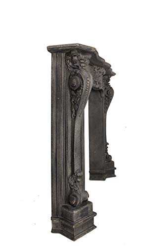 Decorative Wood Fireplace Mantel with Shelf
