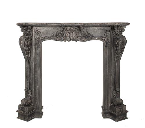 Decorative Wood Fireplace Mantel with Shelf
