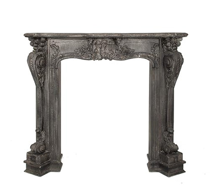 Decorative Wood Fireplace Mantel with Shelf
