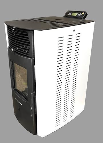 Compact Pellet Stove with 47 lb Hopper Capacity