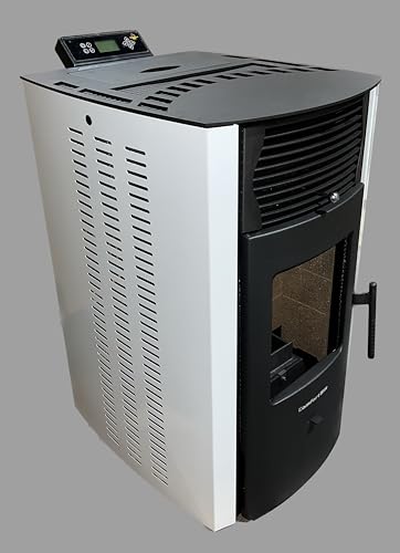 Compact Pellet Stove with 47 lb Hopper Capacity