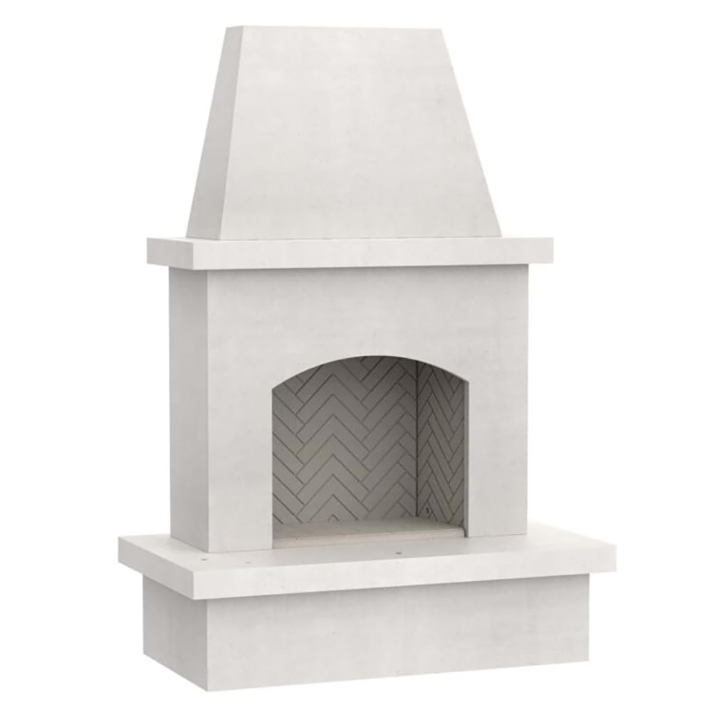 Outdoor Gas Fireplace with Vented Design