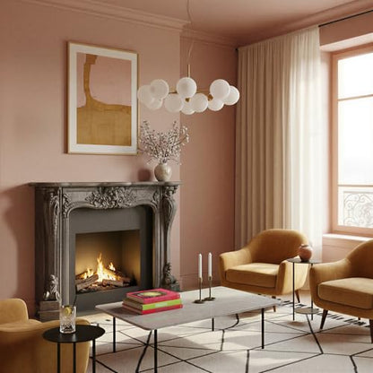 Decorative Wood Fireplace Mantel with Shelf