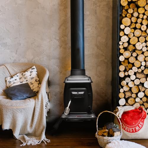 Cast Iron Wood Burning Stove with Safety Handle
