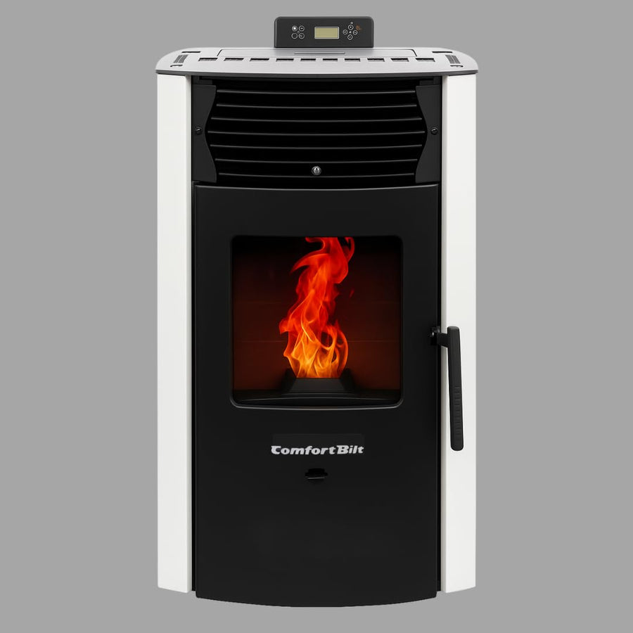 Compact Pellet Stove with 47 lb Hopper Capacity
