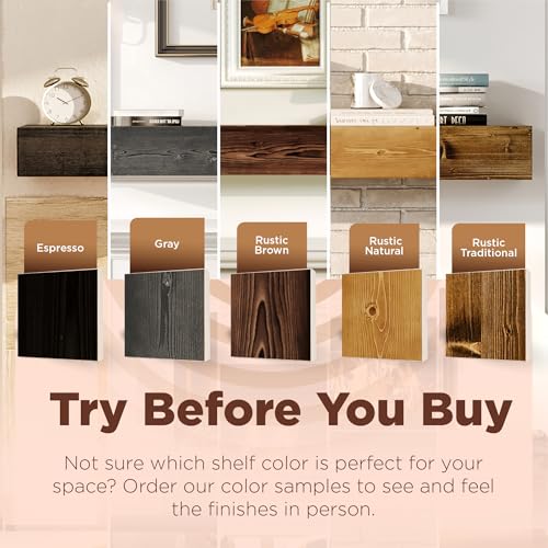 Natural Wood Fireplace Mantel Shelf Surround