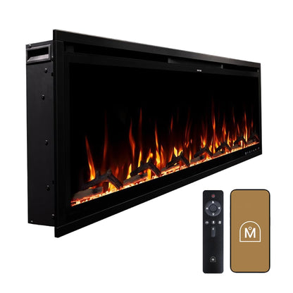 Slim Wall Mounted Electric Fireplace