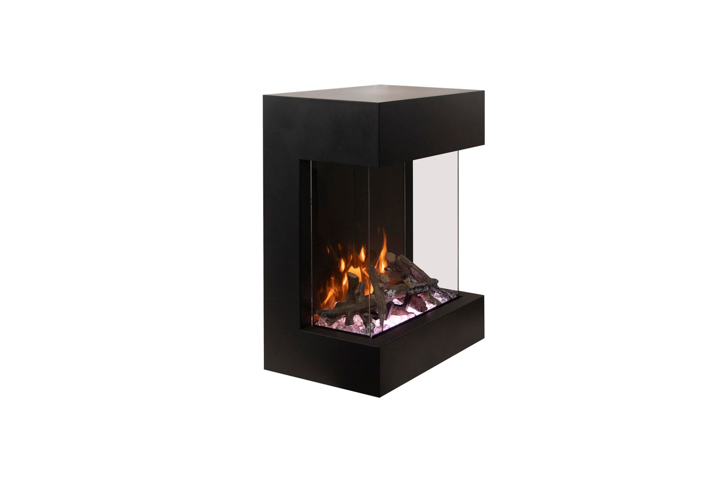 Smart 3-Sided Electric Fireplace with WiFi Control