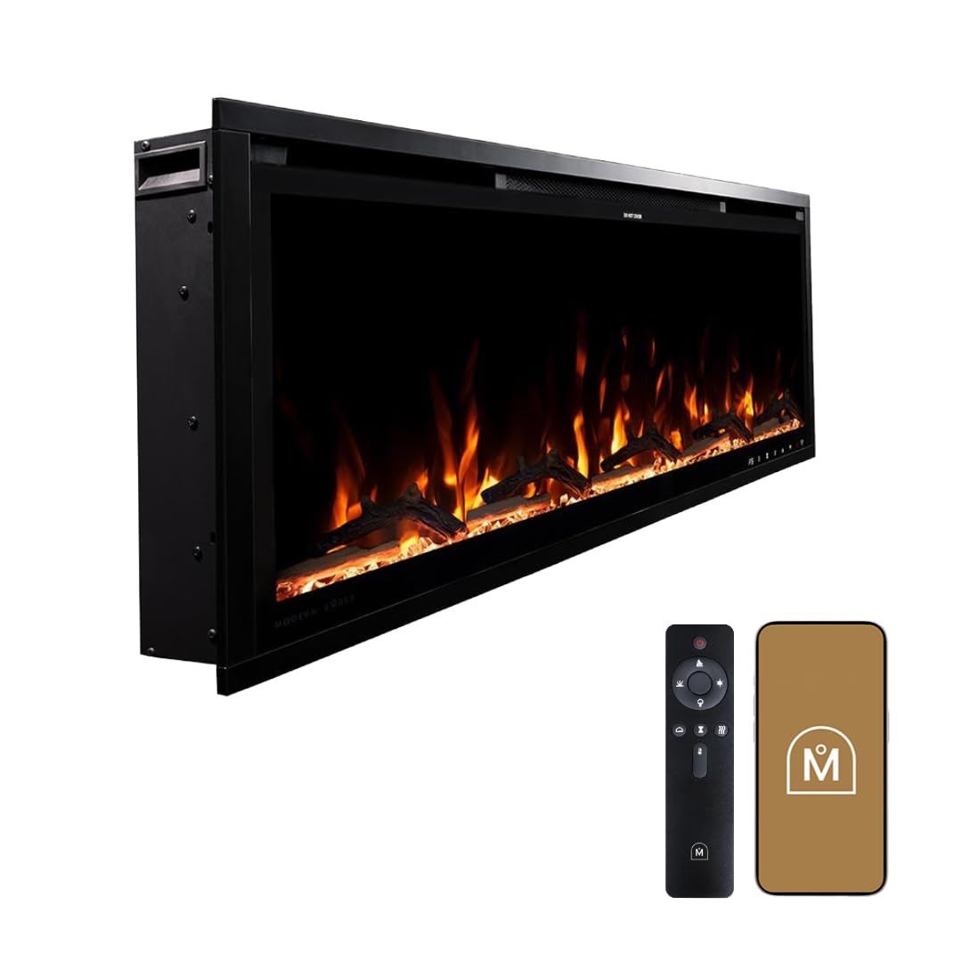 Slim Wall Mounted Electric Fireplace