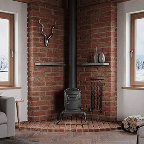 Cast Iron Wood Burning Stove with Safety Handle