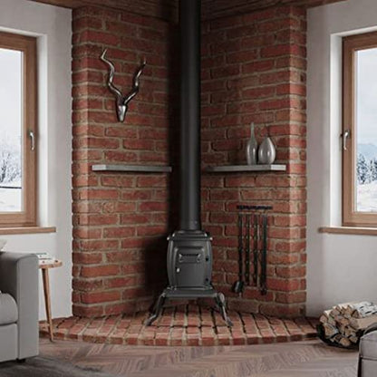 Cast Iron Wood Burning Stove with Safety Handle