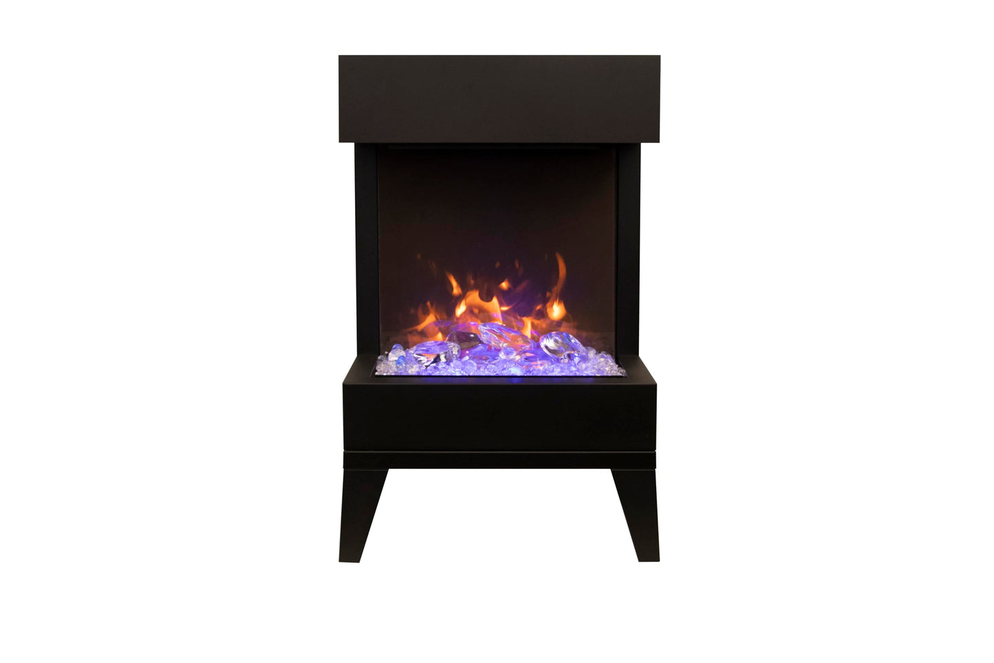 Smart 3-Sided Electric Fireplace with WiFi Control