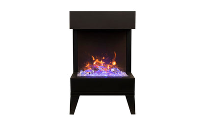 Smart 3-Sided Electric Fireplace with WiFi Control