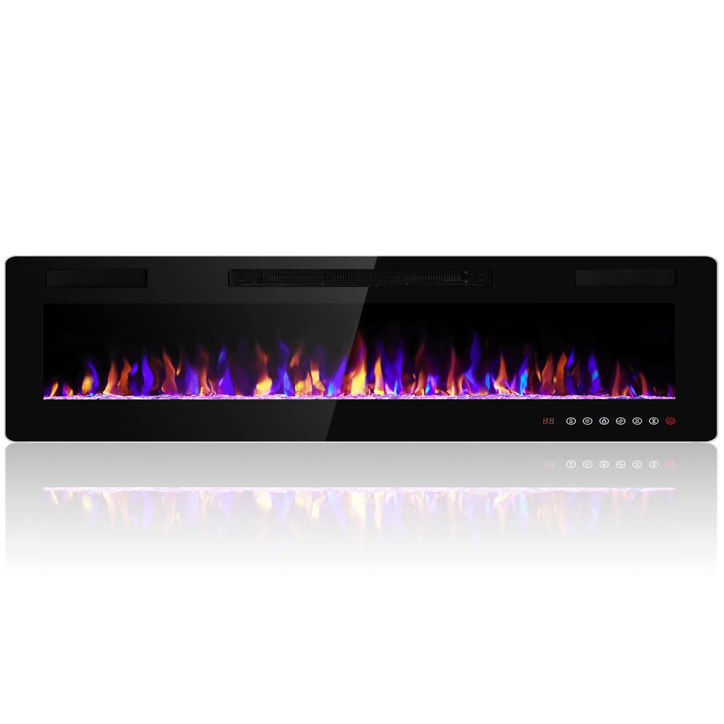 Recessed Wall Mounted Electric Fireplace