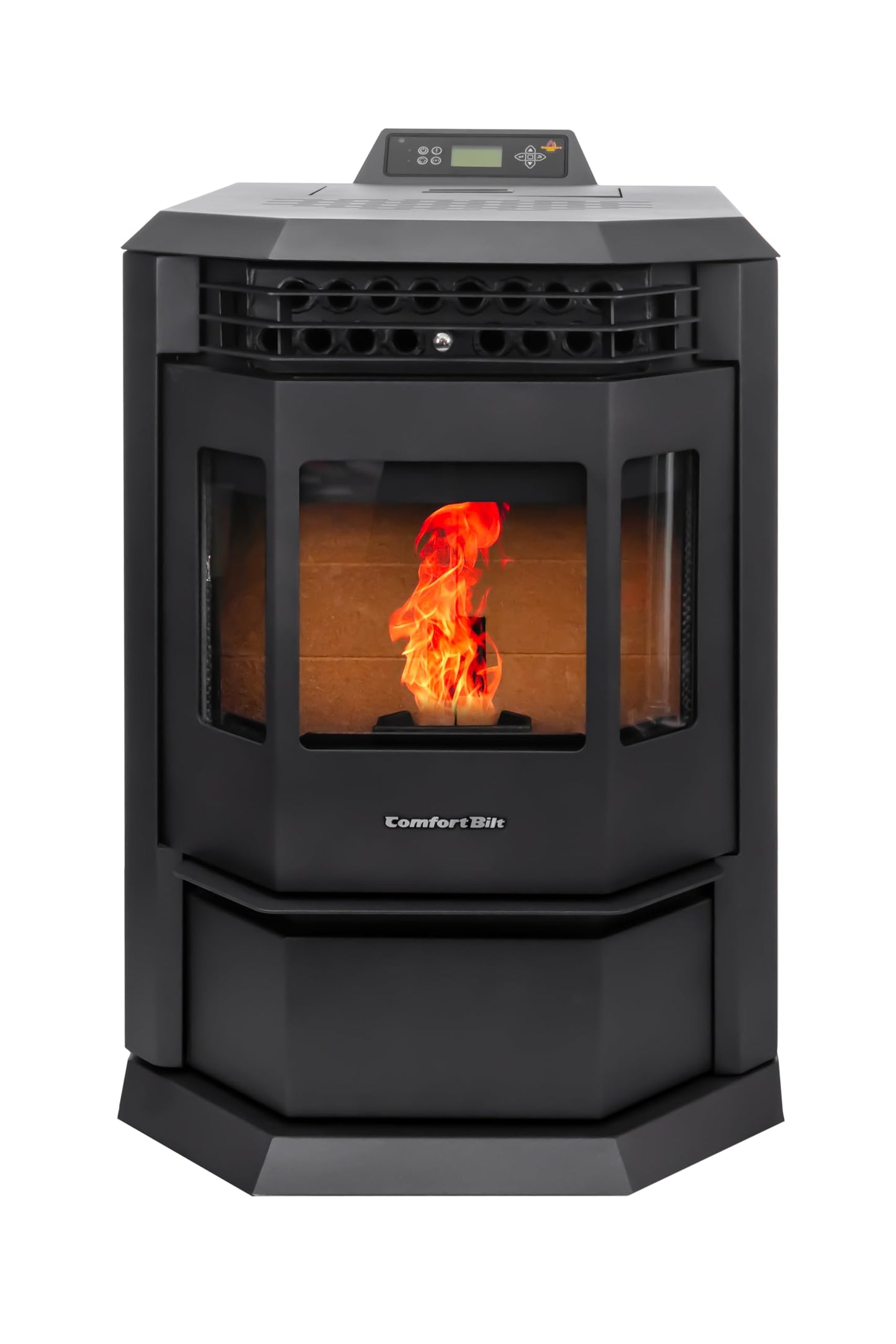 Pellet Stove with 55 lb Hopper for Large Spaces