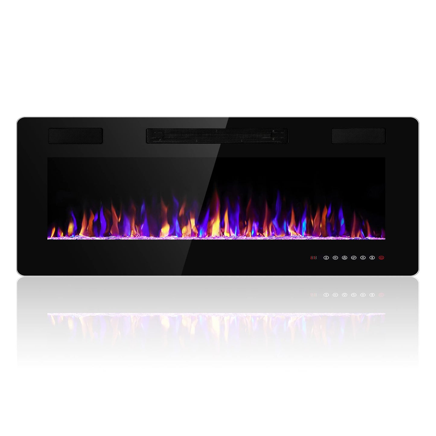 Recessed Wall Mounted Electric Fireplace
