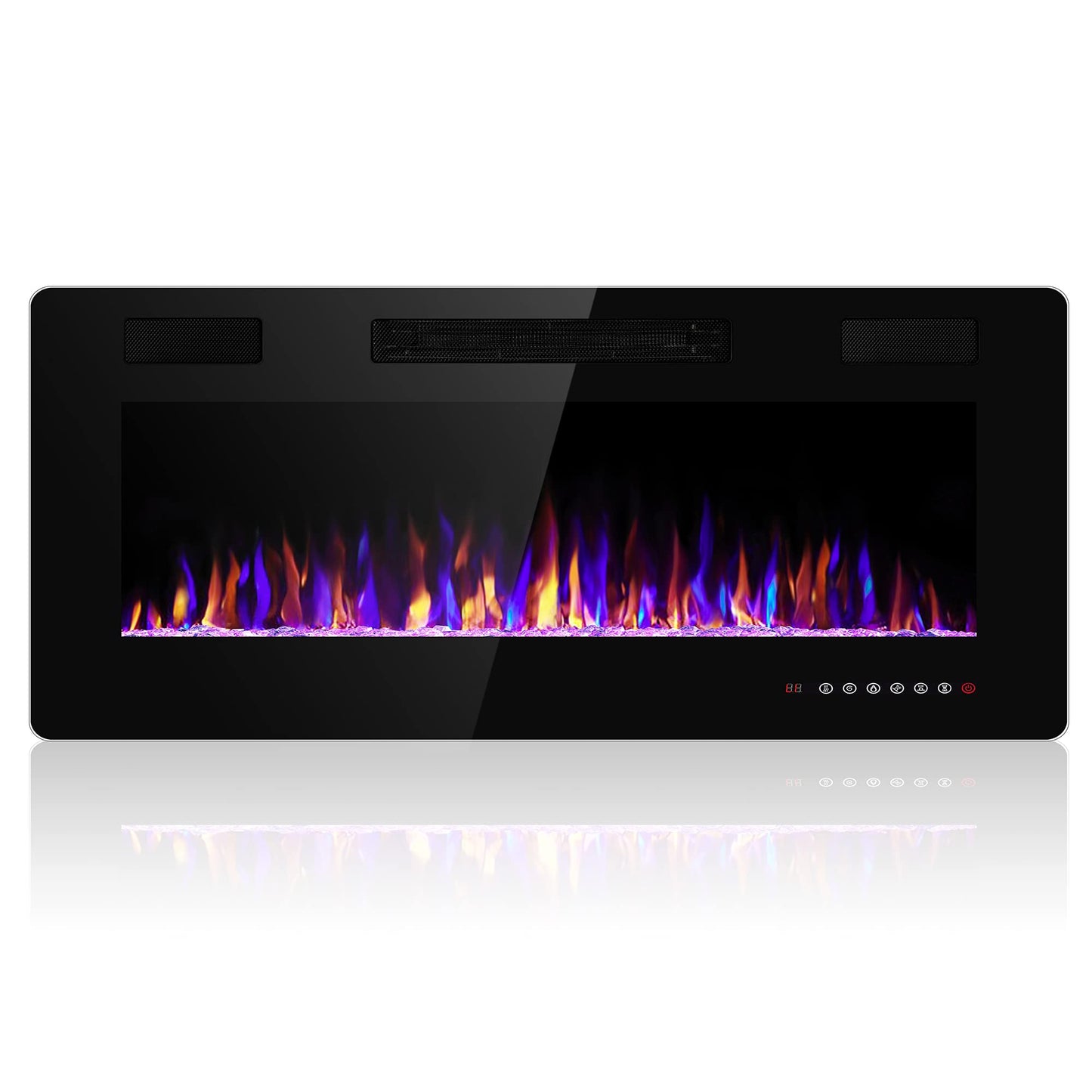 Recessed Wall Mounted Electric Fireplace