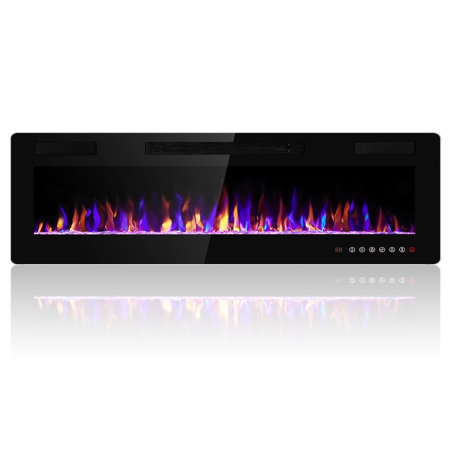 Recessed Wall Mounted Electric Fireplace