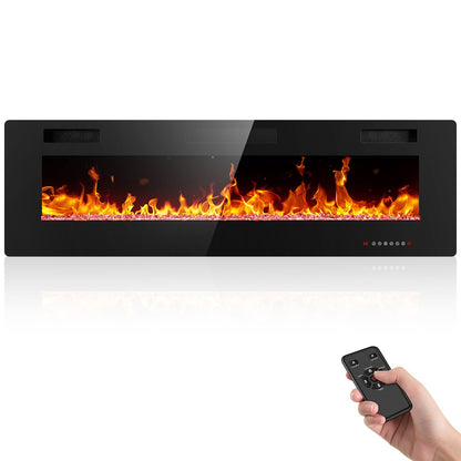 Recessed Wall Mounted Electric Fireplace