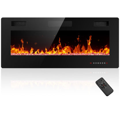 Recessed Wall Mounted Electric Fireplace
