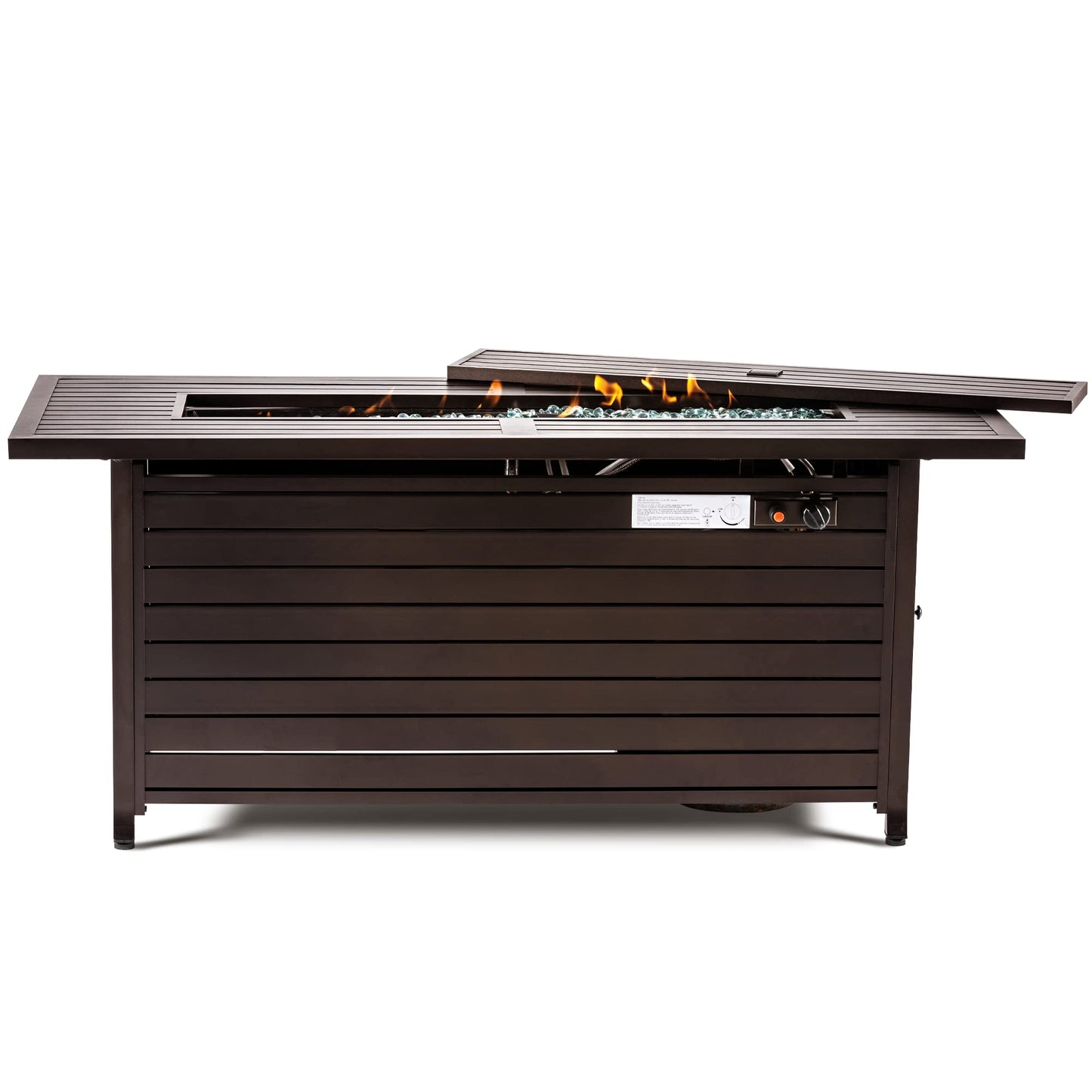 57-Inch Outdoor Gas Fire Pit Table