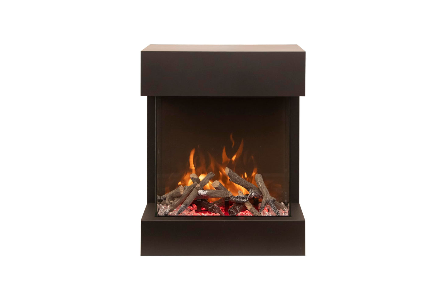 Smart 3-Sided Electric Fireplace with WiFi Control