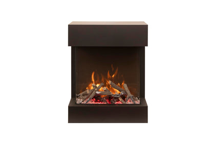Smart 3-Sided Electric Fireplace with WiFi Control