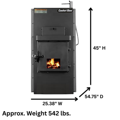 Wood Burning Furnace for Large Space Heating