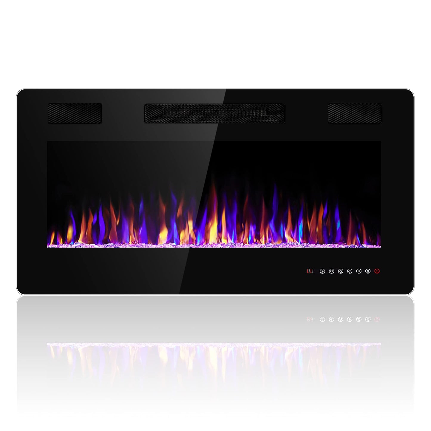 Recessed Wall Mounted Electric Fireplace