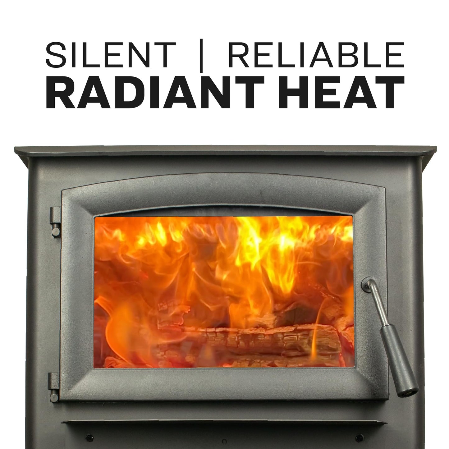 Wood Burning Stove for Spaces up to 1,200 Sq Ft