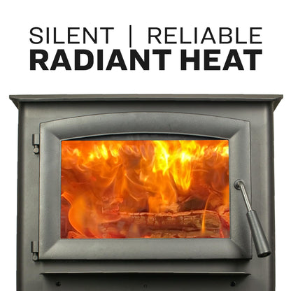 Wood Burning Stove for Spaces up to 1,200 Sq Ft