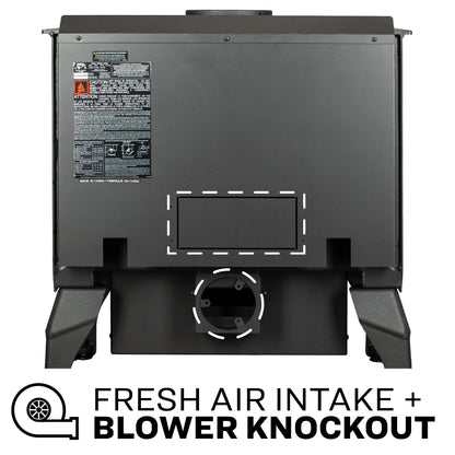 Wood Burning Stove for Spaces up to 1,200 Sq Ft