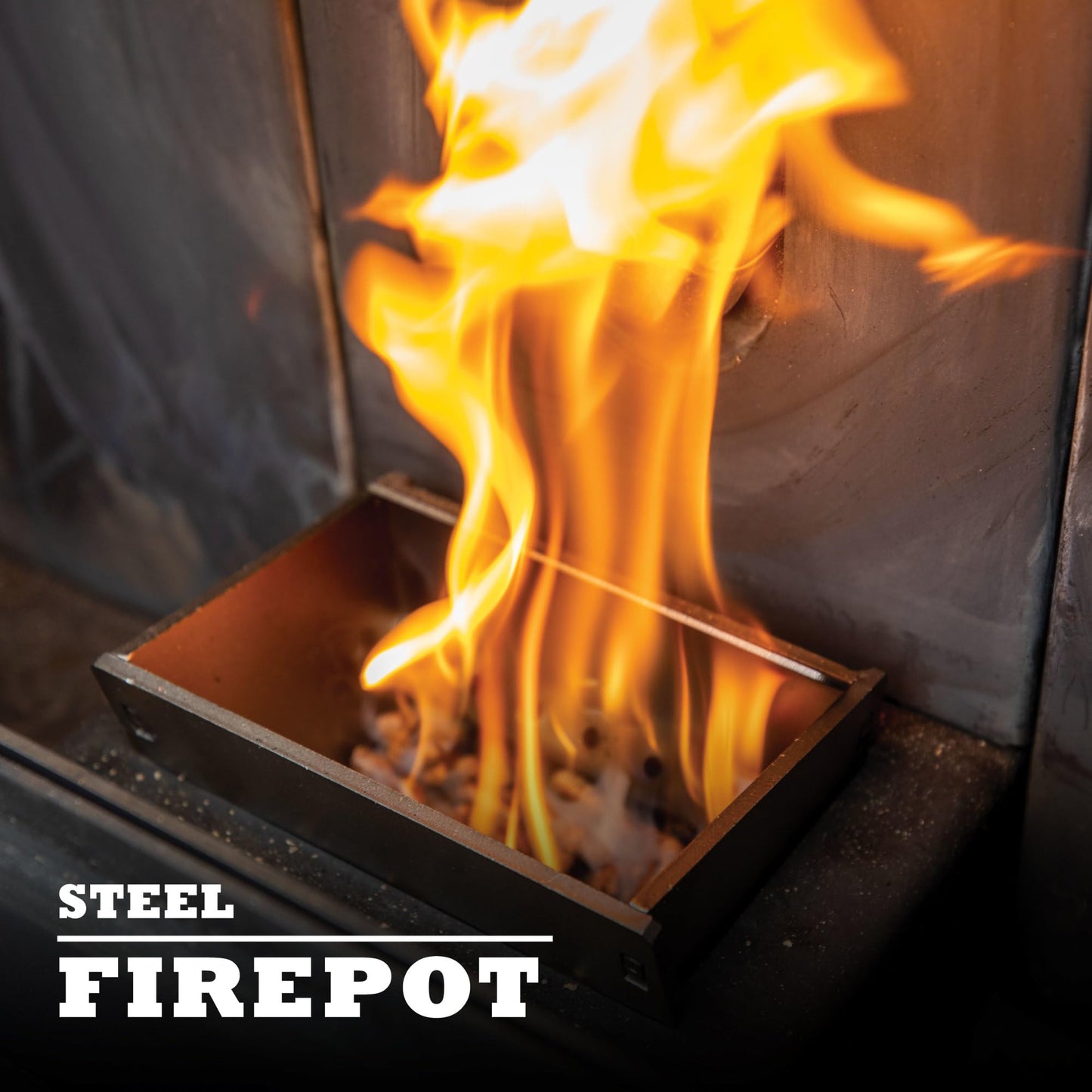 Medium Pellet Stove with 60 lb Hopper Capacity