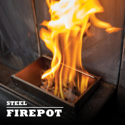 Medium Pellet Stove with 60 lb Hopper Capacity