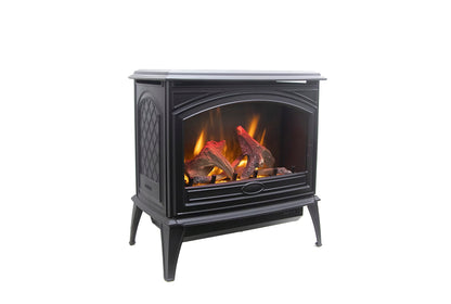 70 Inch Cast Iron Electric Fireplace