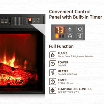 Electric Fireplace Mantel Surround Frame