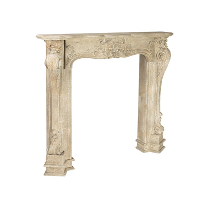 Decorative Wood Fireplace Mantel with Shelf