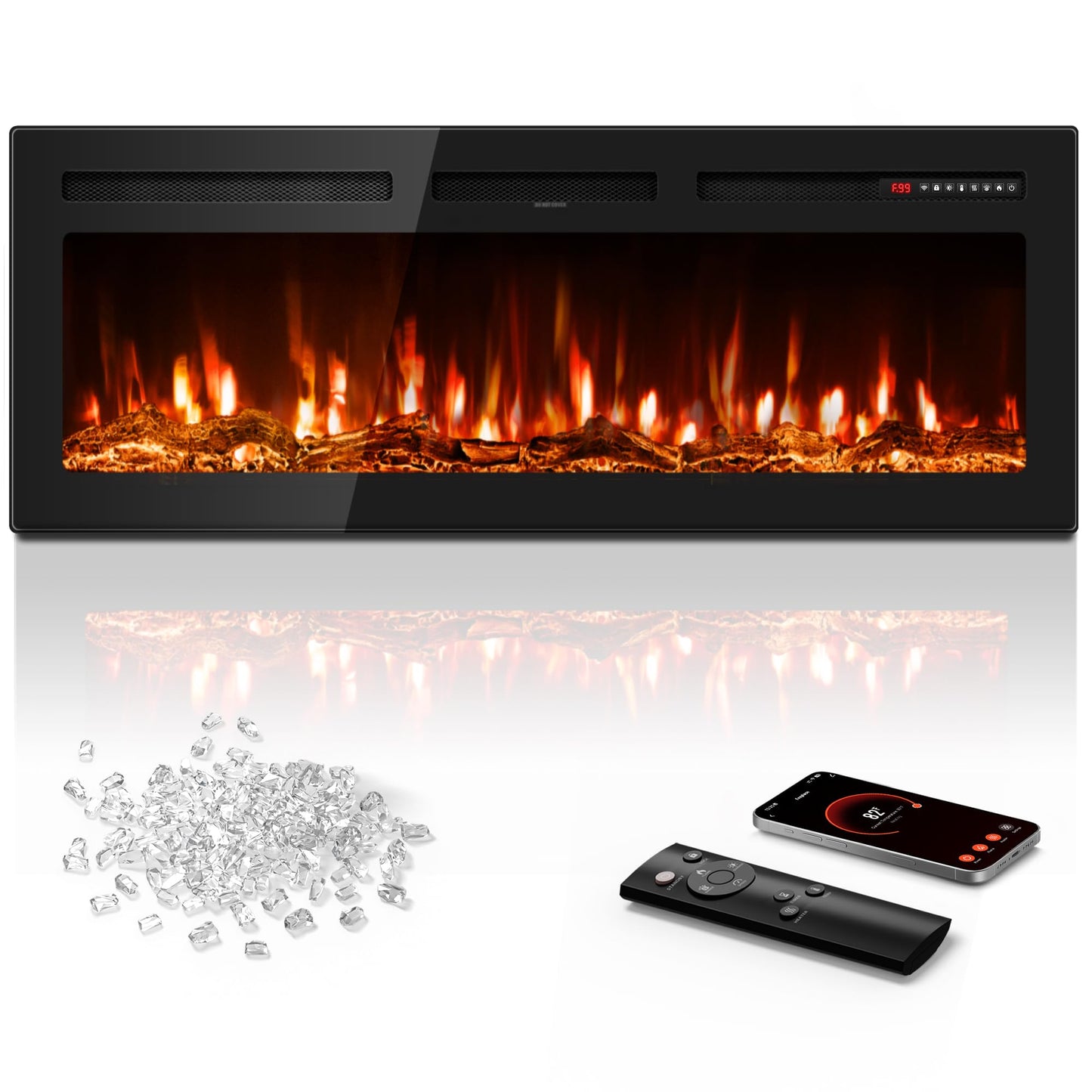 Modern Electric Fireplace Heater Insert