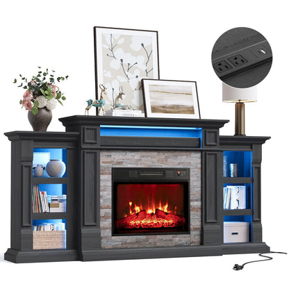 Electric Fireplace Mantel Surround Frame