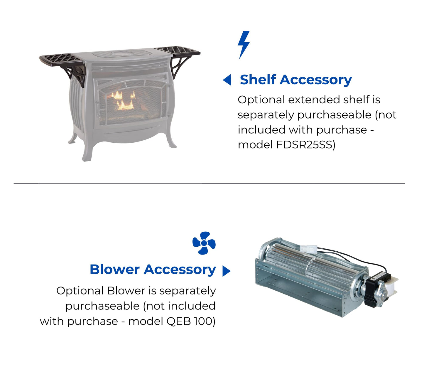 Ventless Dual Fuel Gas Stove with Remote Control