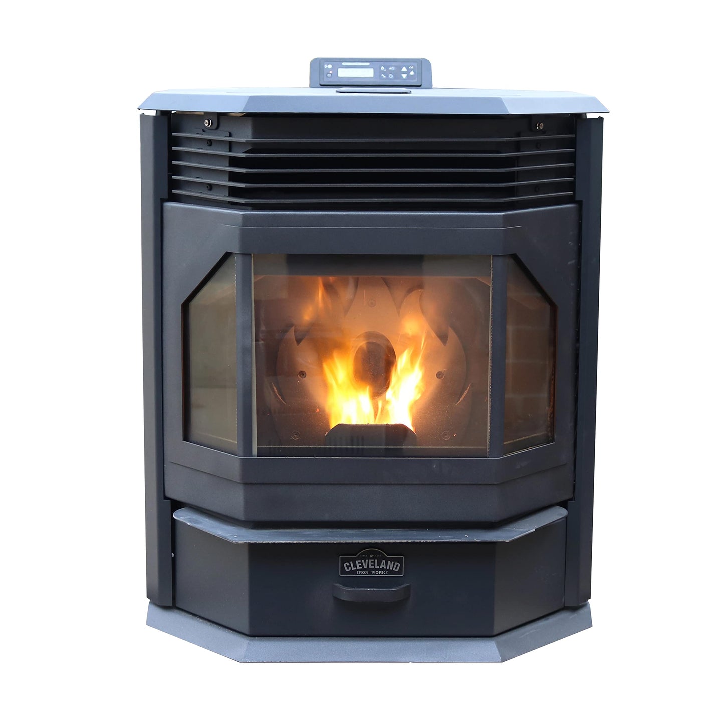 Pellet Stove with 66 lb Hopper Capacity