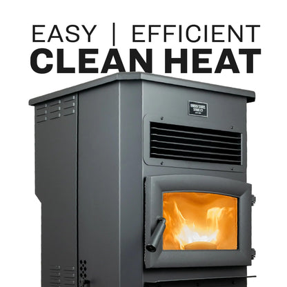 Pellet Stove with WiFi and 170 lb Hopper
