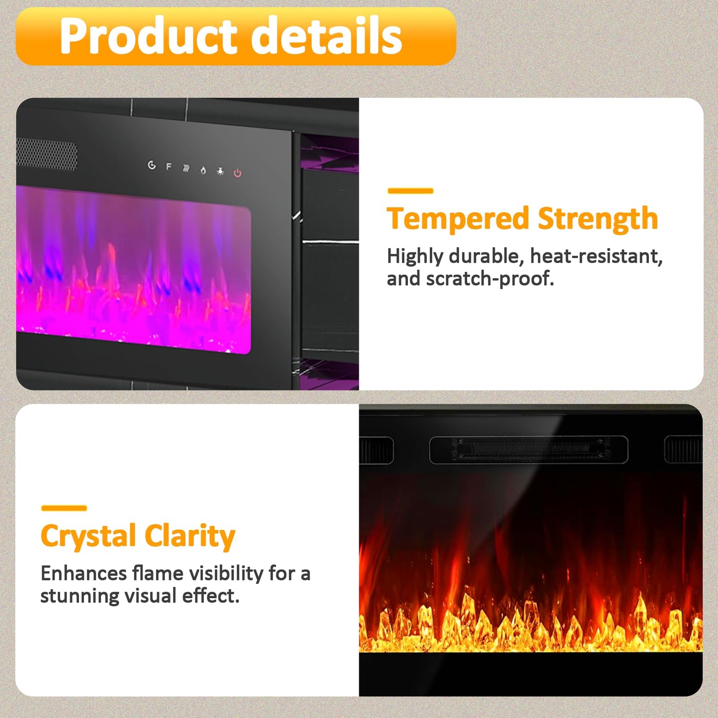 Rresyet SXFP04 Electric Fireplace