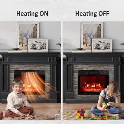 Electric Fireplace Mantel Surround Frame