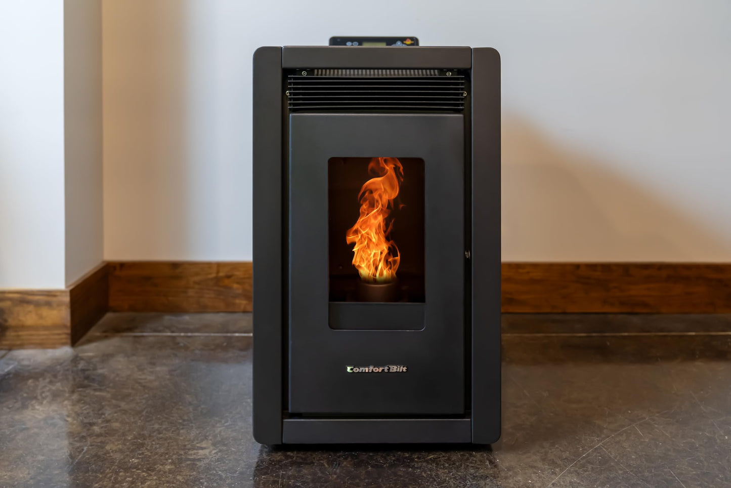 Mini Pellet Stove with 25 lb Hopper Capacity