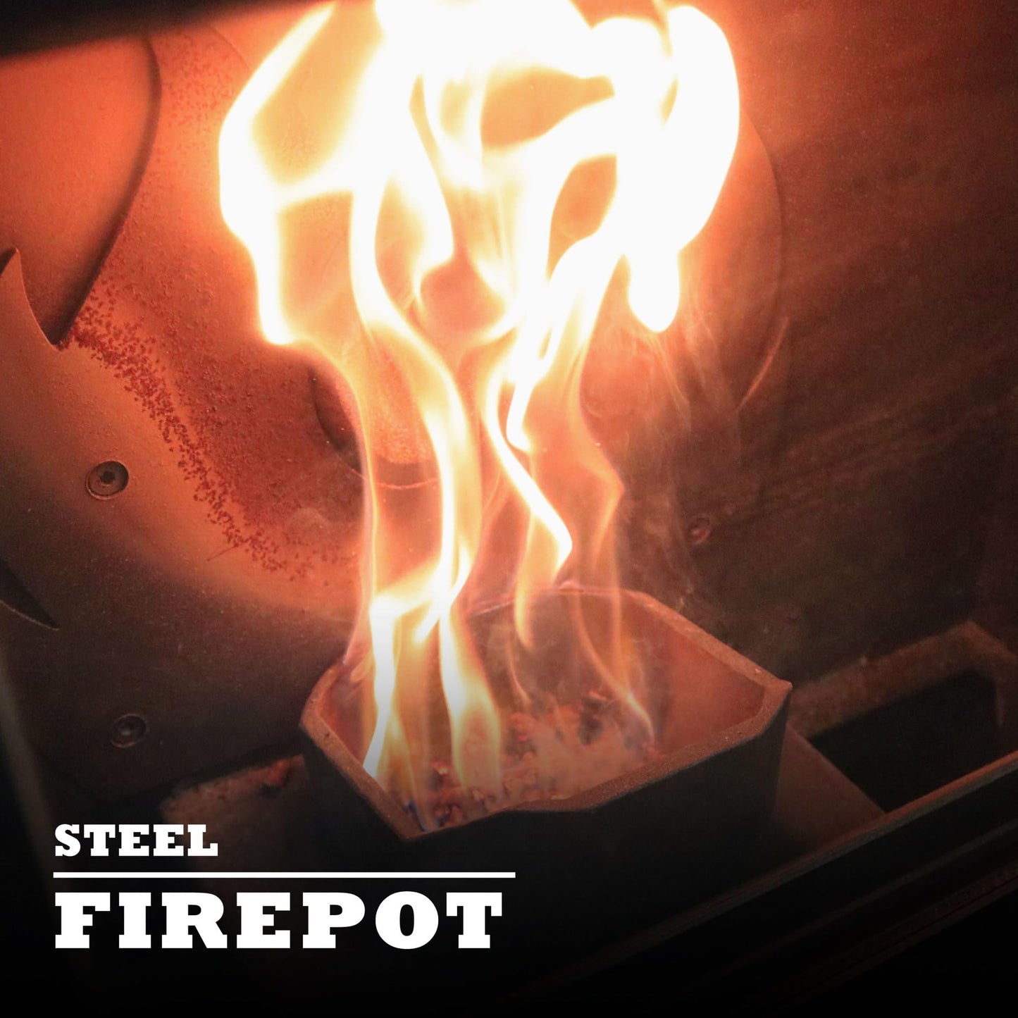 Pellet Stove with 66 lb Hopper Capacity